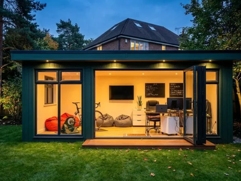 Garden office build